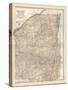 Map of New York State, Northern and Eastern Parts. United States-Encyclopaedia Britannica-Stretched Canvas