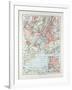 Map of New York United States of America 1899-null-Framed Giclee Print