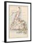 Map of Newfoundland, Canada, 1870s-null-Framed Giclee Print