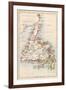 Map of Newfoundland, Canada, 1870s-null-Framed Giclee Print