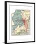 Map of Newport (C. 1900), Maps-Encyclopaedia Britannica-Framed Giclee Print