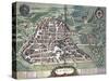 Map of Norcia, from Theatrum Civitatum Et Admirandorum Italiae-Joan Blaeu-Stretched Canvas