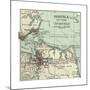 Map of Norfolk-Encyclopaedia Britannica-Mounted Giclee Print