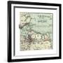 Map of Norfolk-Encyclopaedia Britannica-Framed Giclee Print