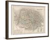 Map of Norfolk-James Archer-Framed Photographic Print