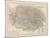 Map of Norfolk-James Archer-Mounted Art Print