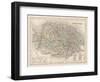 Map of Norfolk-James Archer-Framed Art Print