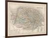 Map of Norfolk-James Archer-Framed Art Print