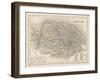 Map of Norfolk-James Archer-Framed Art Print