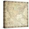 Map Of North America, 1853-Jacob Monk-Stretched Canvas