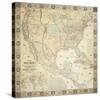 Map Of North America, 1853-Jacob Monk-Stretched Canvas