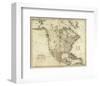 Map of North America, c.1796-John Reid-Framed Art Print