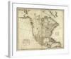 Map of North America, c.1796-John Reid-Framed Art Print