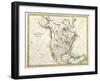 Map Of North America Dated 1791-Tektite-Framed Art Print