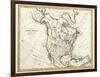 Map Of North America Dated 1791-Tektite-Framed Art Print