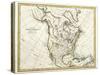 Map Of North America Dated 1791-Tektite-Stretched Canvas