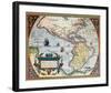 Map of North America I-null-Framed Art Print