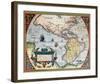 Map of North America I-null-Framed Art Print