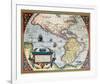 Map of North America I-null-Framed Art Print