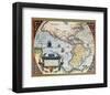 Map of North America I-null-Framed Art Print