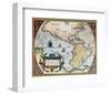 Map of North America I-null-Framed Art Print