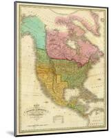 Map of North America Including All the Recent Geographical Discoveries, c.1826-Anthony Finley-Mounted Art Print