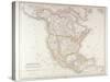 Map of North America-Fototeca Gilardi-Stretched Canvas