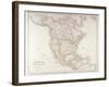 Map of North America-Fototeca Gilardi-Framed Photographic Print