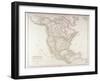 Map of North America-Fototeca Gilardi-Framed Photographic Print