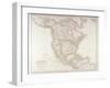 Map of North America-Fototeca Gilardi-Framed Photographic Print