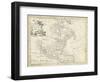 Map of North America-T. Jeffreys-Framed Art Print