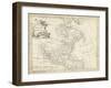 Map of North America-T. Jeffreys-Framed Art Print