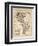 Map of North and South America-J. Gibson-Framed Photographic Print