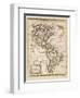 Map of North and South America-J. Gibson-Framed Art Print