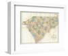 Map of North and South Carolina, c.1839-David H^ Burr-Framed Art Print