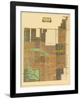 Map of North Coral Gables, 1926-null-Framed Giclee Print