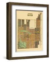 Map of North Coral Gables, 1926-null-Framed Giclee Print