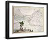 Map of North-East Asia and North-West America-null-Framed Giclee Print