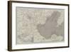 Map of North-East China-John Dower-Framed Giclee Print