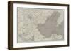 Map of North-East China-John Dower-Framed Giclee Print