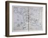 Map of North-Eastern Brazil-null-Framed Giclee Print