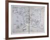 Map of North-Eastern Brazil-null-Framed Giclee Print