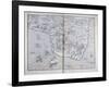 Map of North-Eastern Brazil-null-Framed Giclee Print