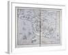 Map of North-Eastern Brazil-null-Framed Giclee Print