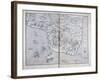 Map of North-Eastern Brazil-null-Framed Giclee Print