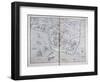 Map of North-Eastern Brazil-null-Framed Giclee Print