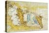 Map of North-West of Tuscany from Florence to Sea-Leonardo da Vinci-Stretched Canvas