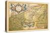 Map of Northeastern Italy, Verona-Abraham Ortelius-Stretched Canvas