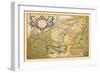 Map of Northeastern Italy, Verona-Abraham Ortelius-Framed Art Print