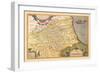 Map of Northeastern Italy-Abraham Ortelius-Framed Art Print